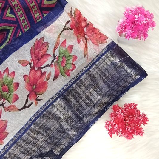 Dola Floral Pattern Saree | Shanthi Boutique