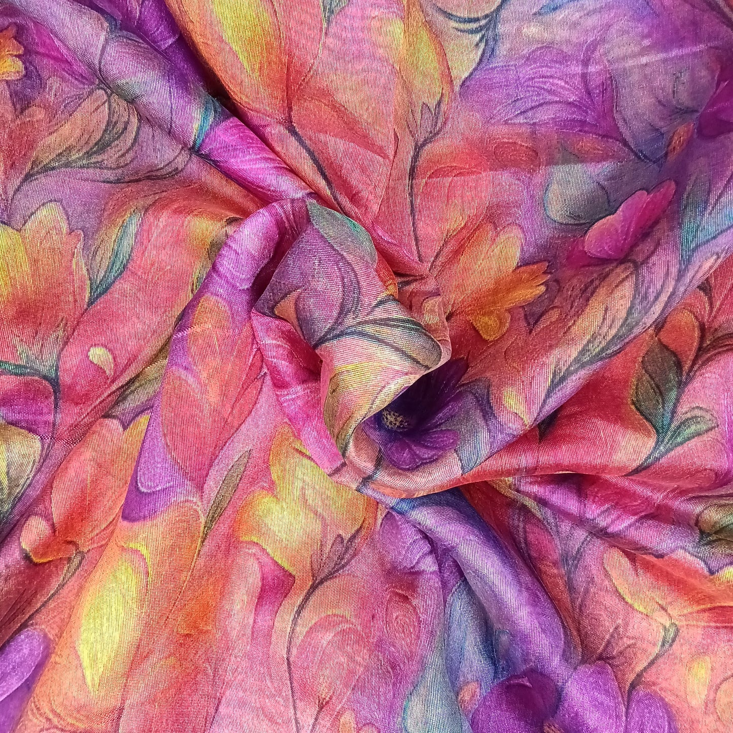 Dola Floral Pattern Saree | Shanthi Boutique