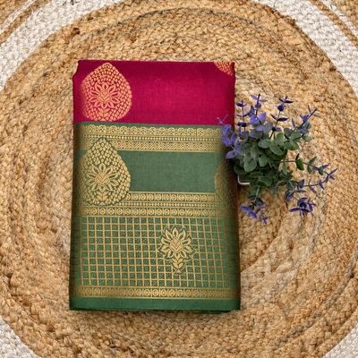 Kanchi Semi Silk Bentex Border Saree @ ₹850 | Rani