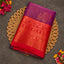 Violet Vaira Oosi saree with red zari border