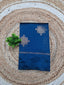 Kolam Soft Silk Saree with Zari Weaving | Rama blue