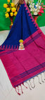 Kadhi Tower Border Saree @ ₹499 | Blue