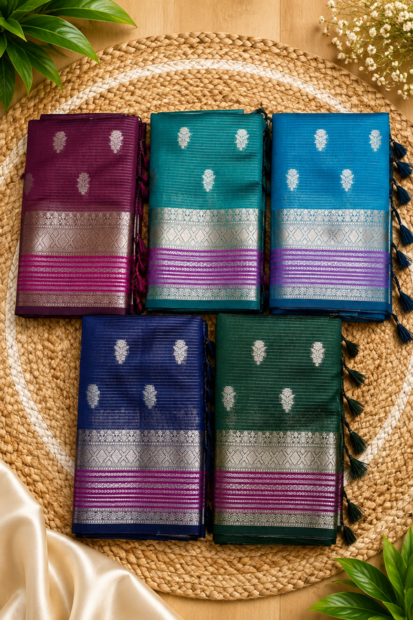 Banarasi Handloom Warm Silk Sarees