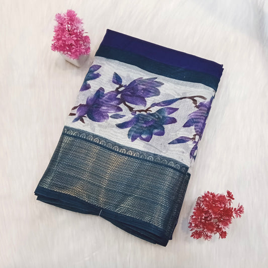 Dola Floral Pattern Saree | Shanthi Boutique