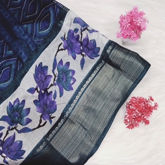 Dola Floral Pattern Saree | Shanthi Boutique