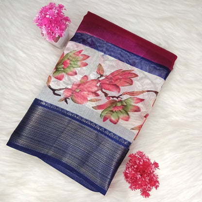 Dola Floral Pattern Saree | Shanthi Boutique