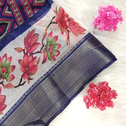 Dola Floral Pattern Saree | Shanthi Boutique