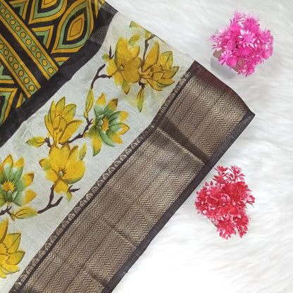 Dola Floral Pattern Saree | Shanthi Boutique