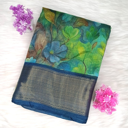 Dola Floral Pattern Saree | Shanthi Boutique