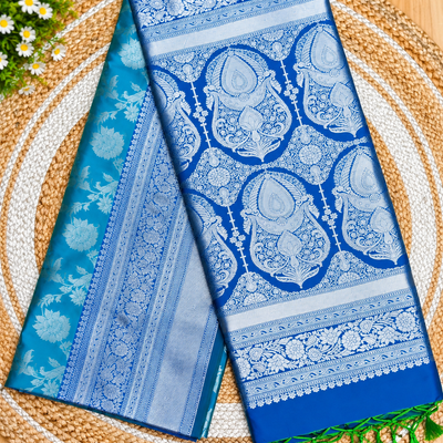 Premium Soft Silk Saree | blue