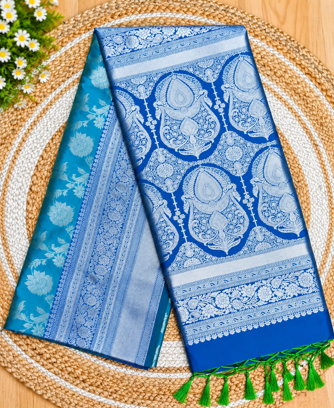 Premium Soft Silk Saree | blue