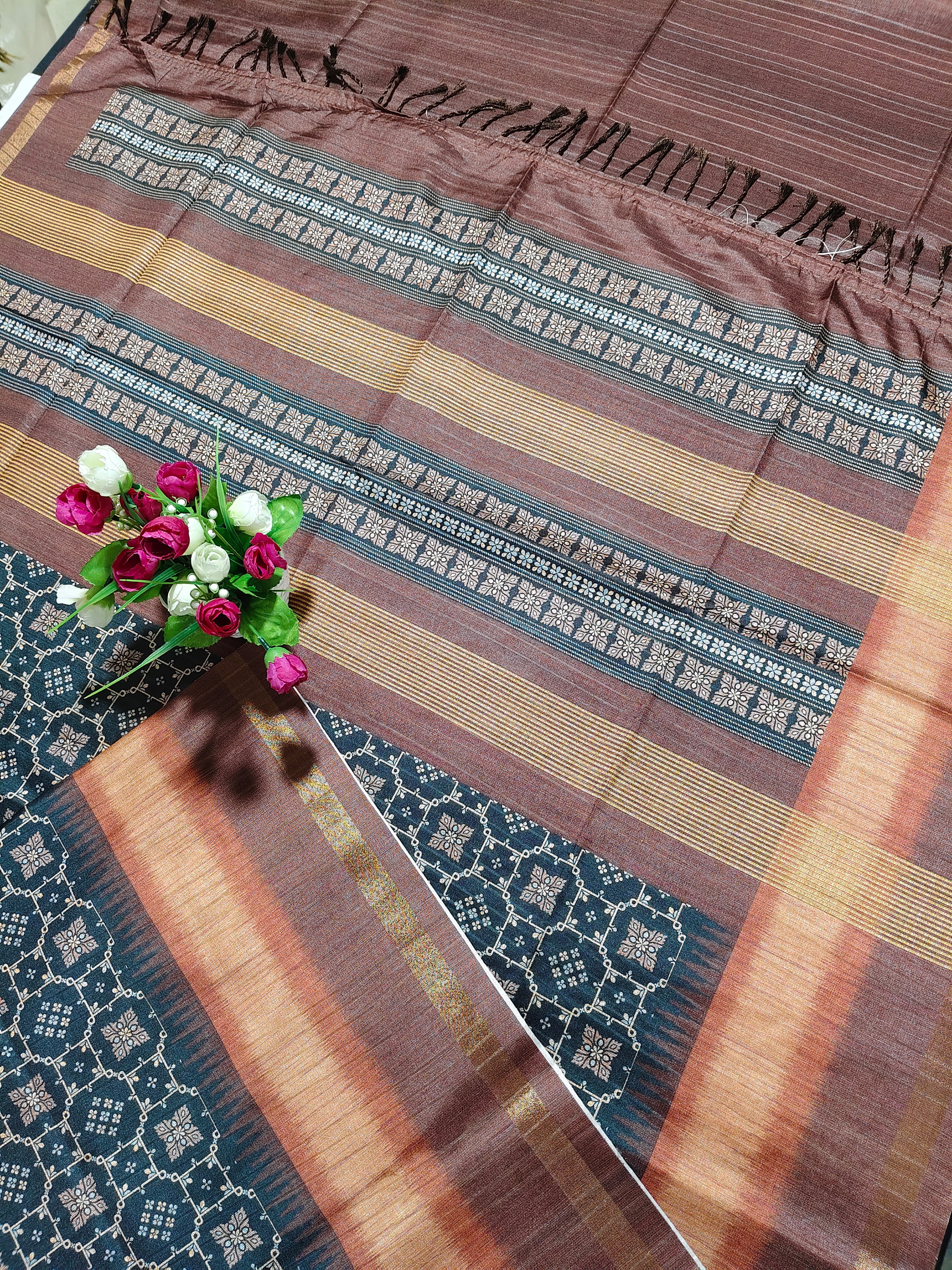 Tussar saree |SBTSR04 Secondary image