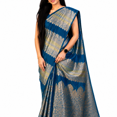 Royal Banaras Saree | Blue
