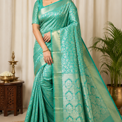 Nita Ambani Inspired Saree @ ₹599 | Green