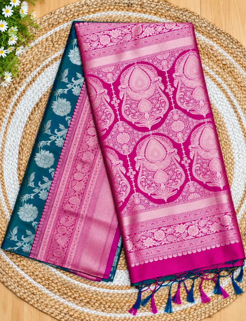 Premium Soft Silk Saree | Cgreen1