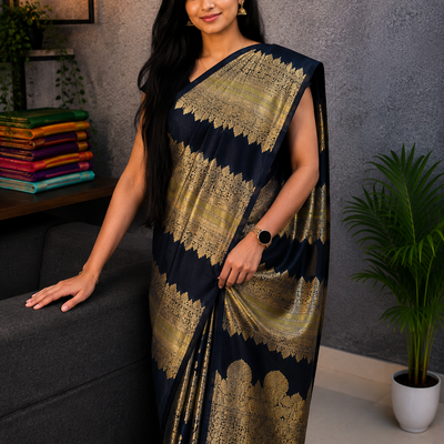 Royal Banaras Saree | Black