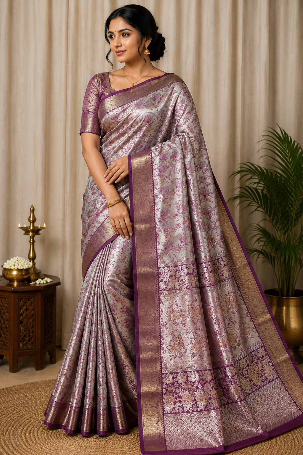 Kalyani bridal | Reddish Orange Secondary image