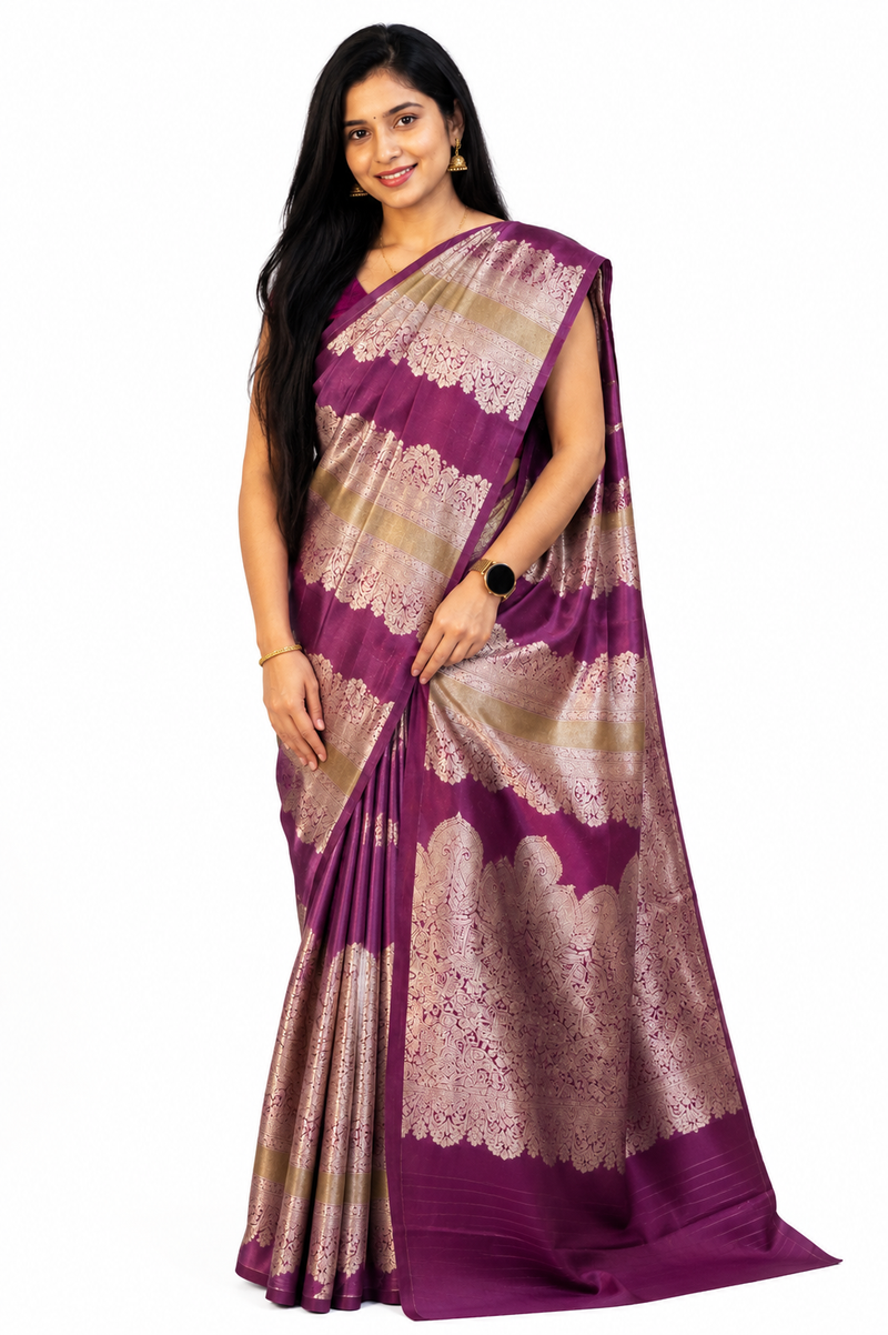 Royal Banaras Saree | Maroon