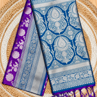 Premium Soft Silk Saree | violet