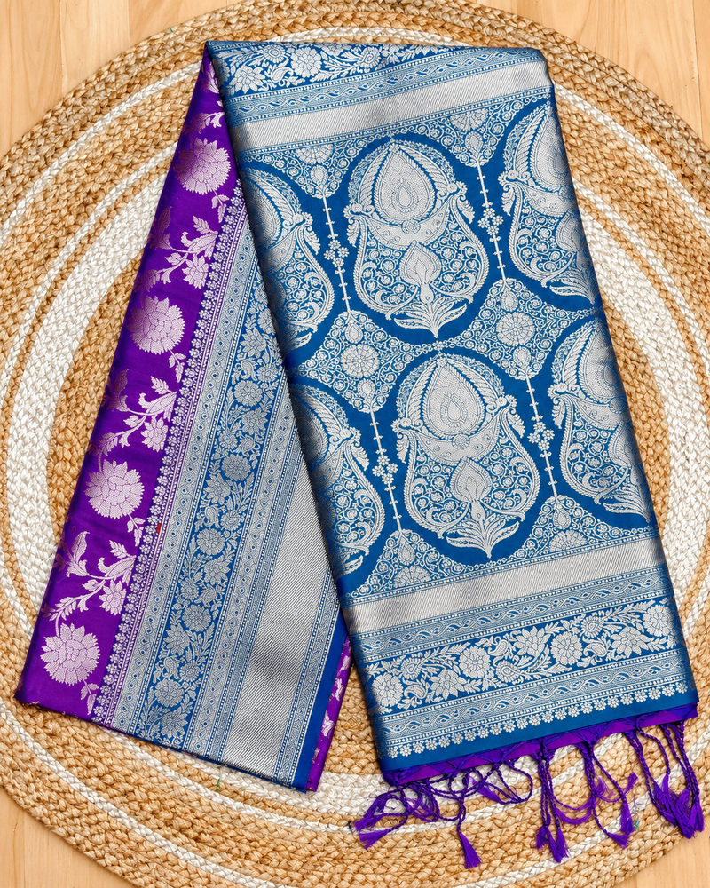 Premium Soft Silk Saree | violet