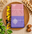 Dusky pink & lavender premium Kolam saree with contrast border and tassels
