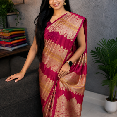 Royal Banaras Saree | orange