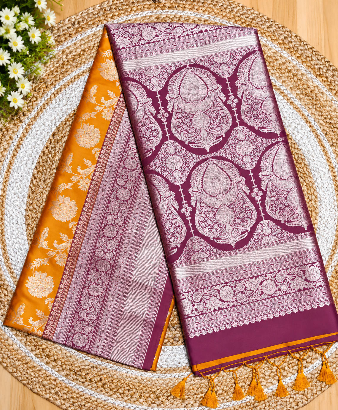 Premium Soft Silk Saree | majenta