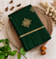 Bottle Green Kolam soft silk saree with zari weaving