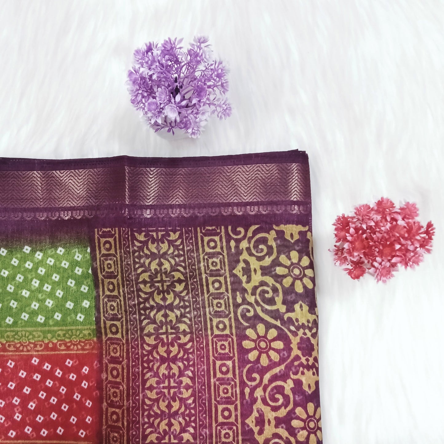 Dola Dots Saree | Shanthi Boutique