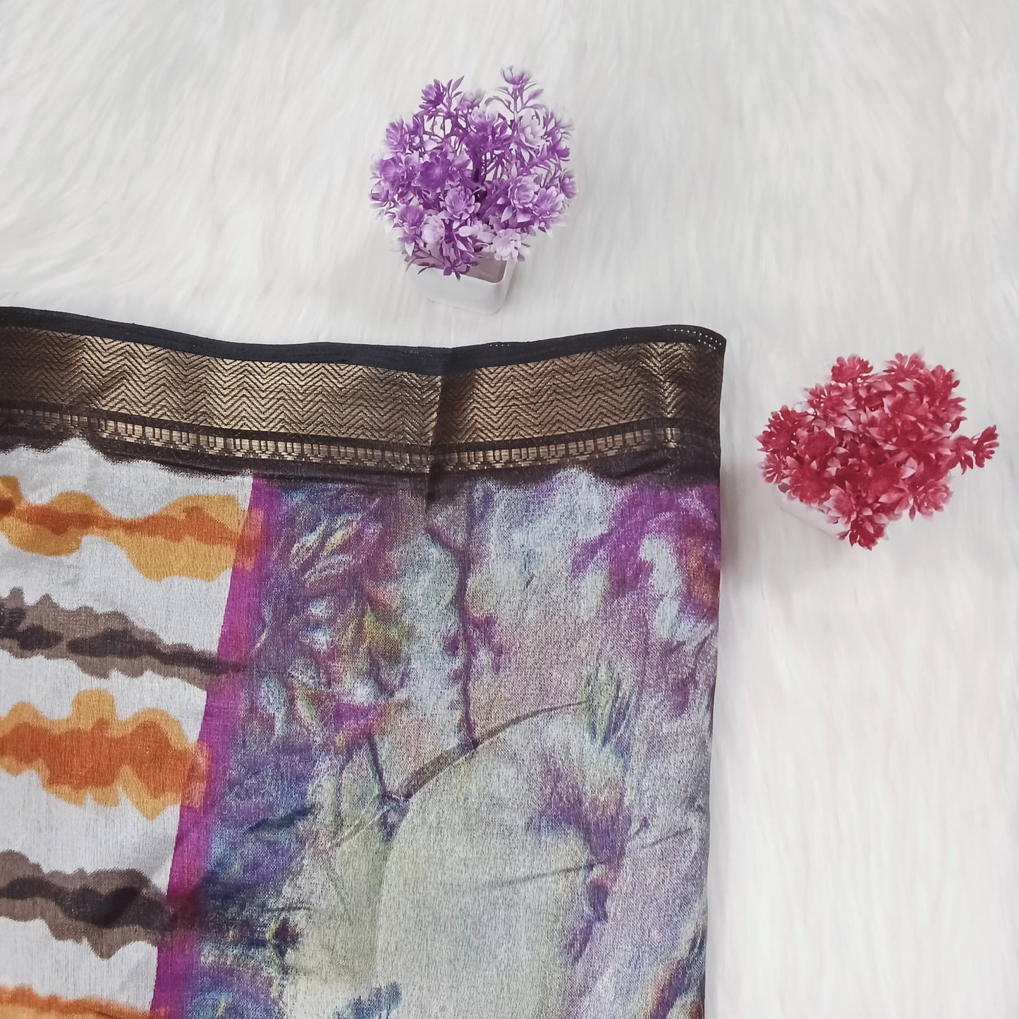 Dola Stripes Saree | Shanthi Boutique