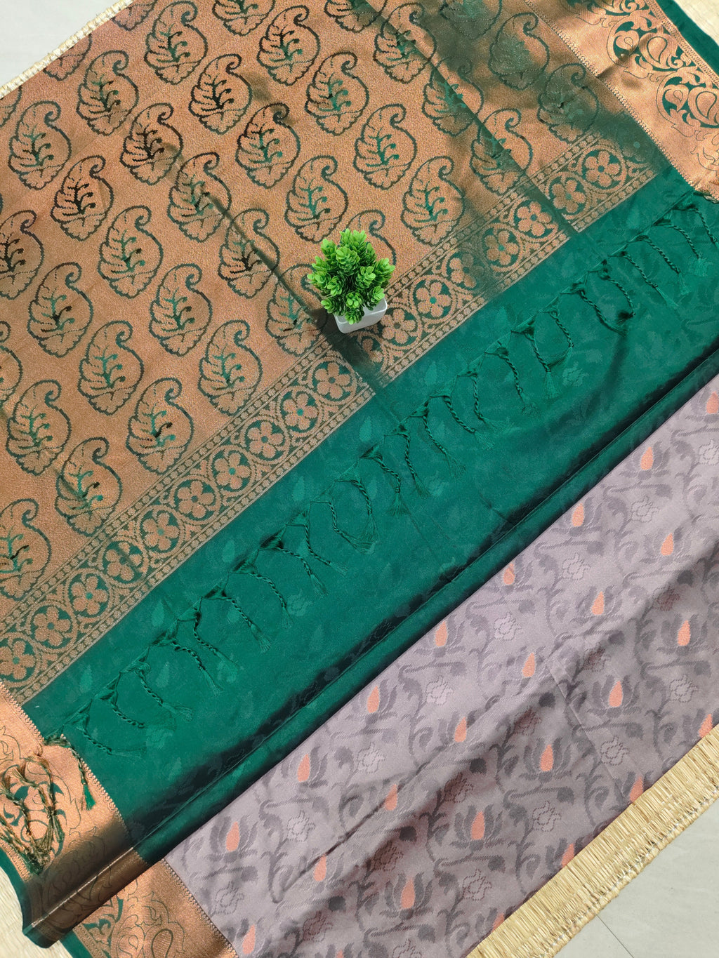Soft Silk Emboss Saree | SBSSE01