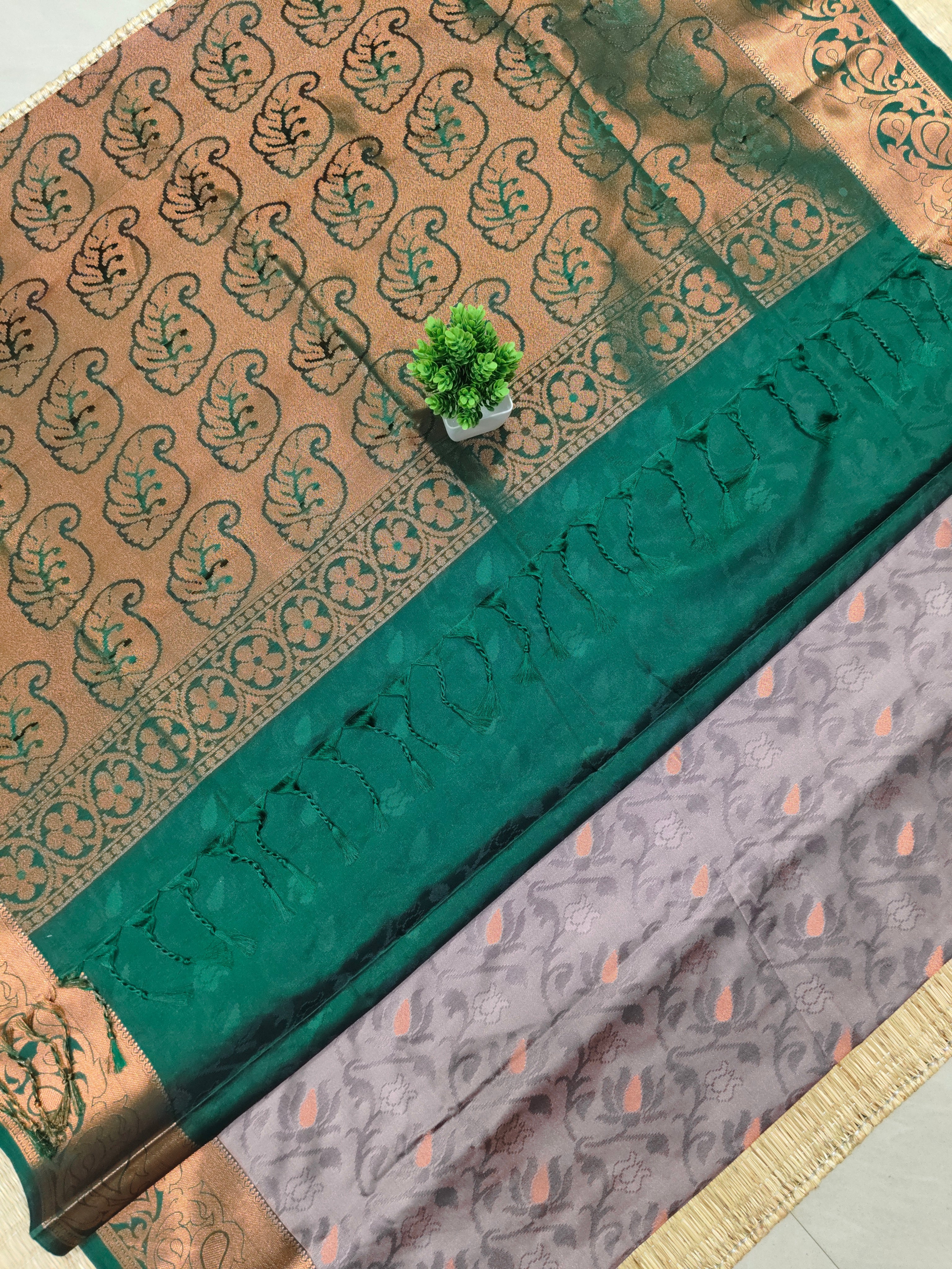 Soft Silk Emboss Saree | SBSSE01