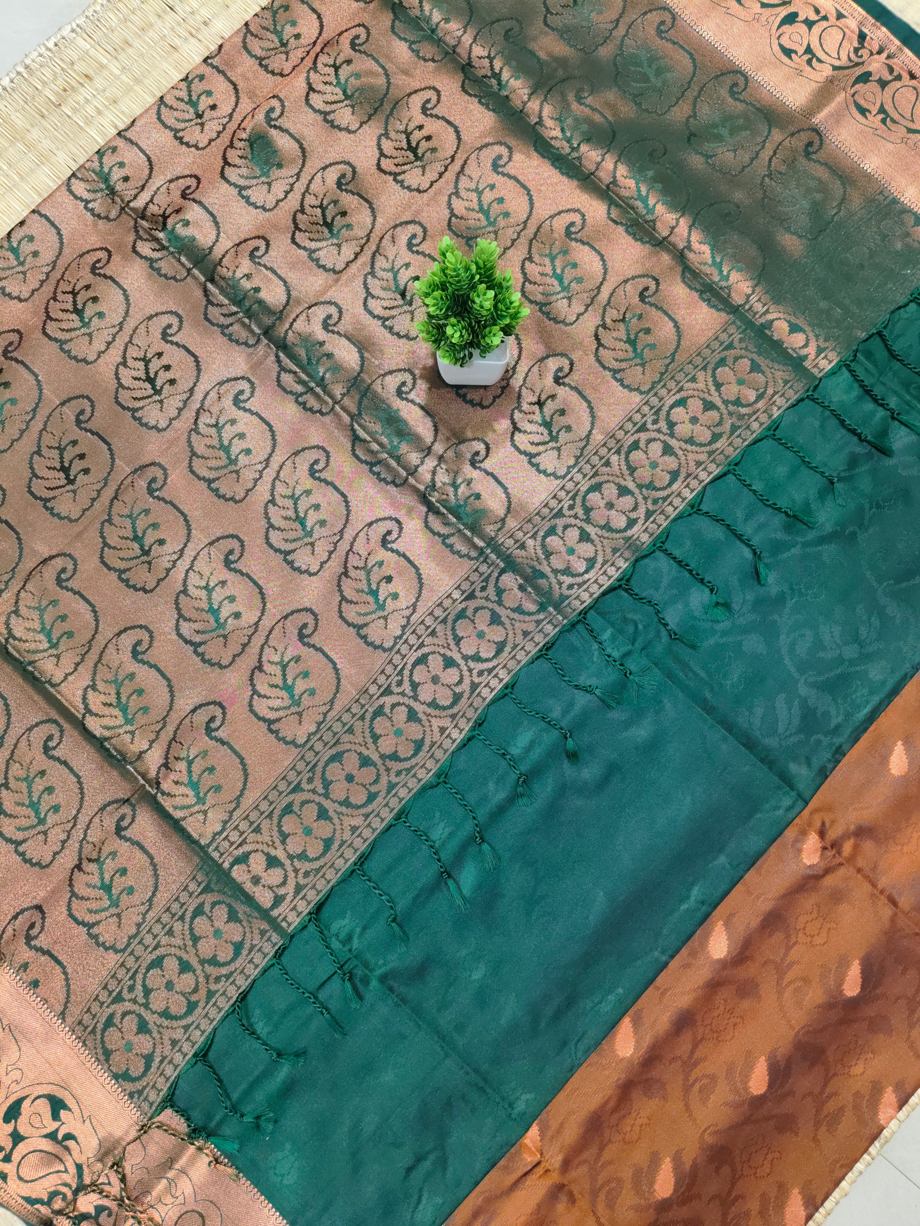 Soft Silk Emboss Saree | SBSSE01