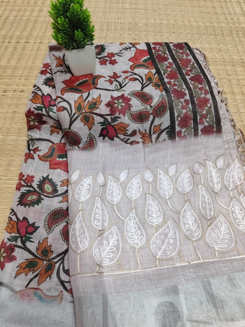 Linen Saree | SBLC010