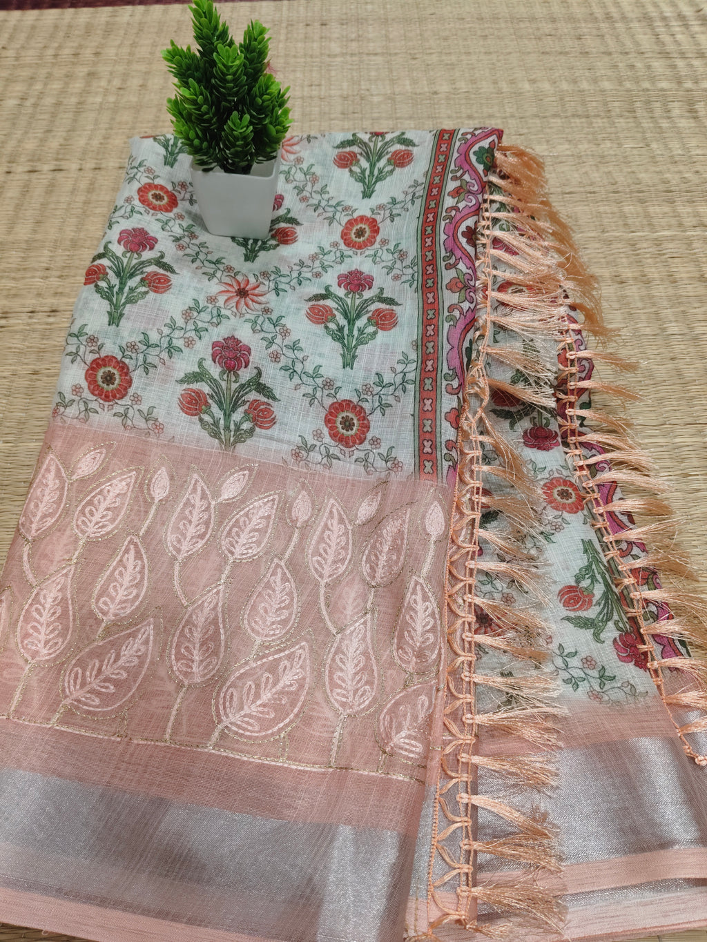 Linen Saree | SBLC010