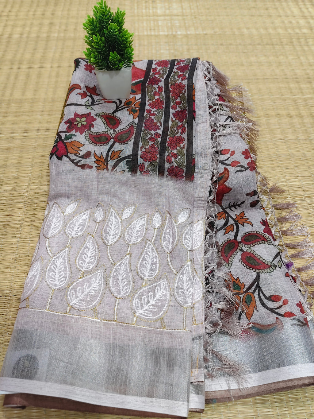 Linen Saree | SBLC010