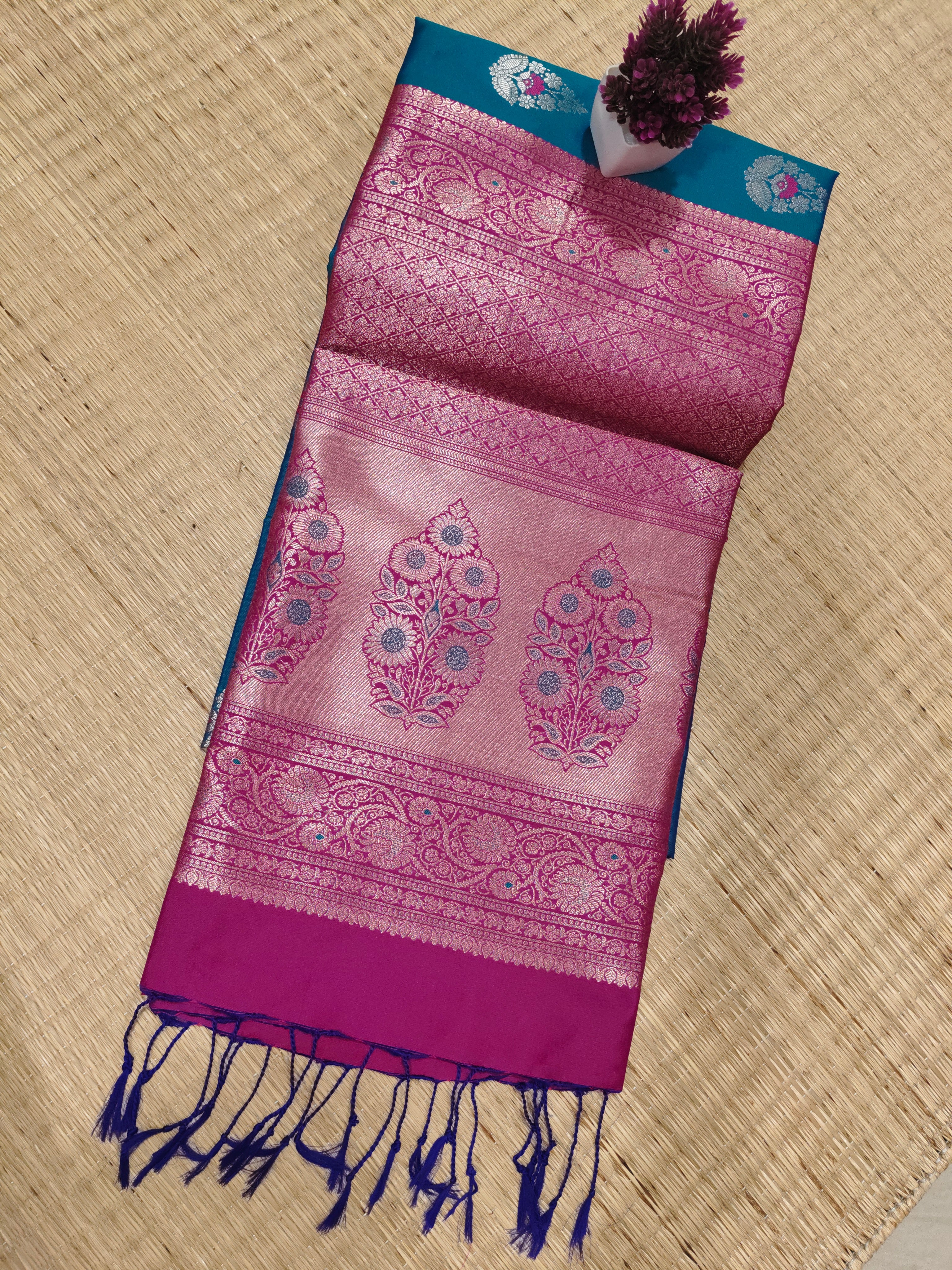 Zari Woven Soft Silk | SBZWS014 Main image