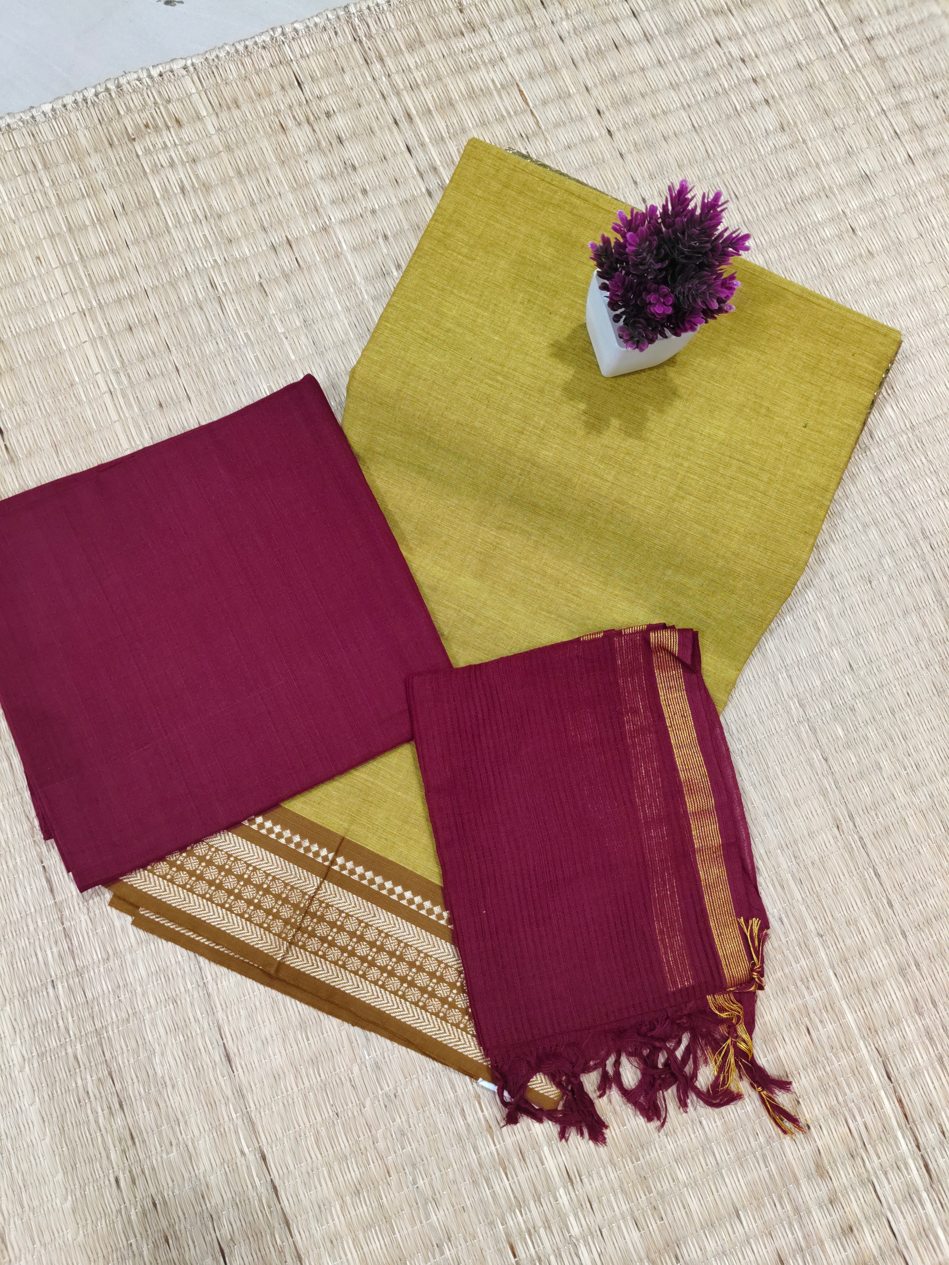 Mangalagiri Cotton Chudithar | SBMC017