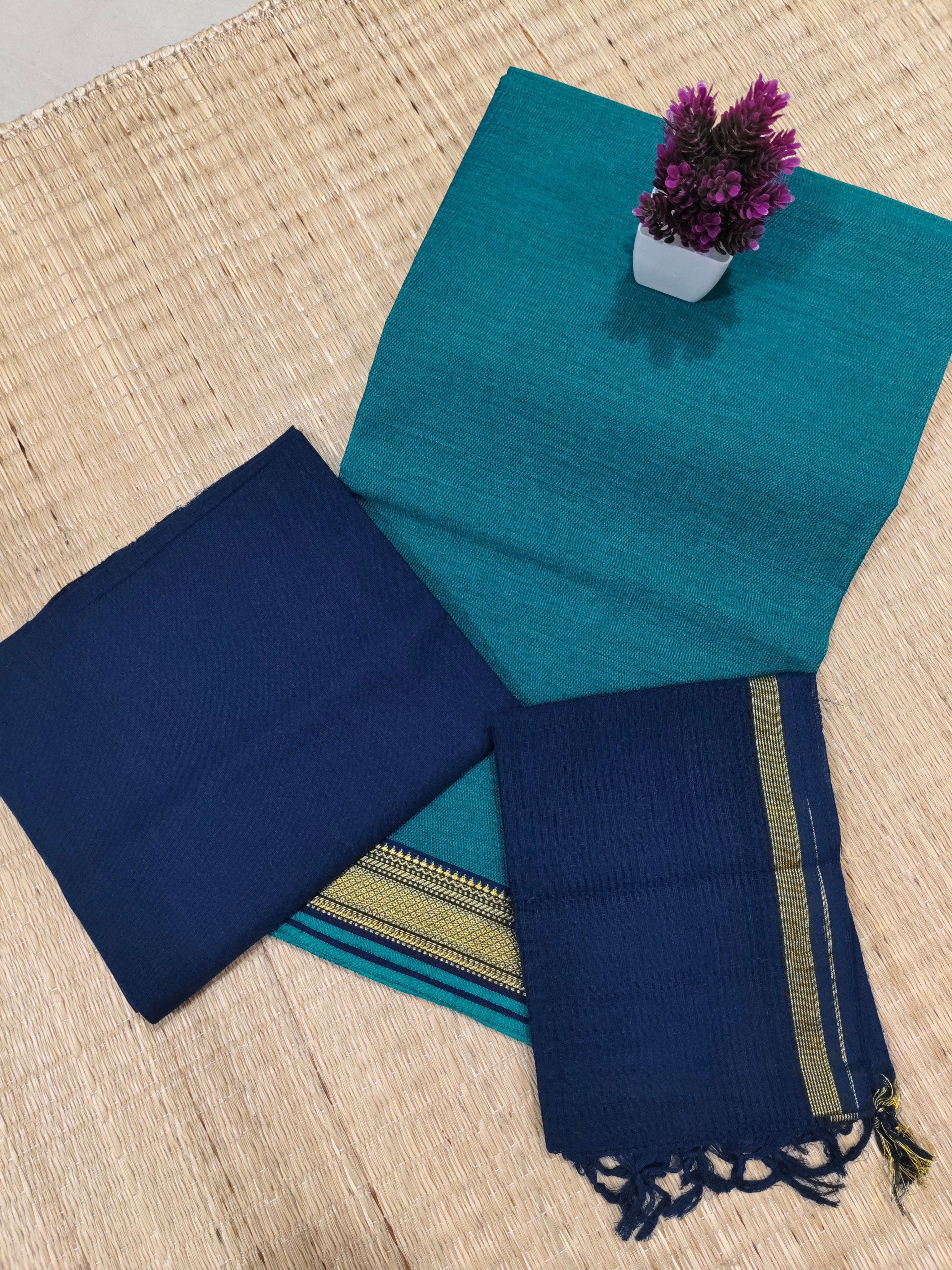 Mangalagiri Cotton Chudithar | SBMC017