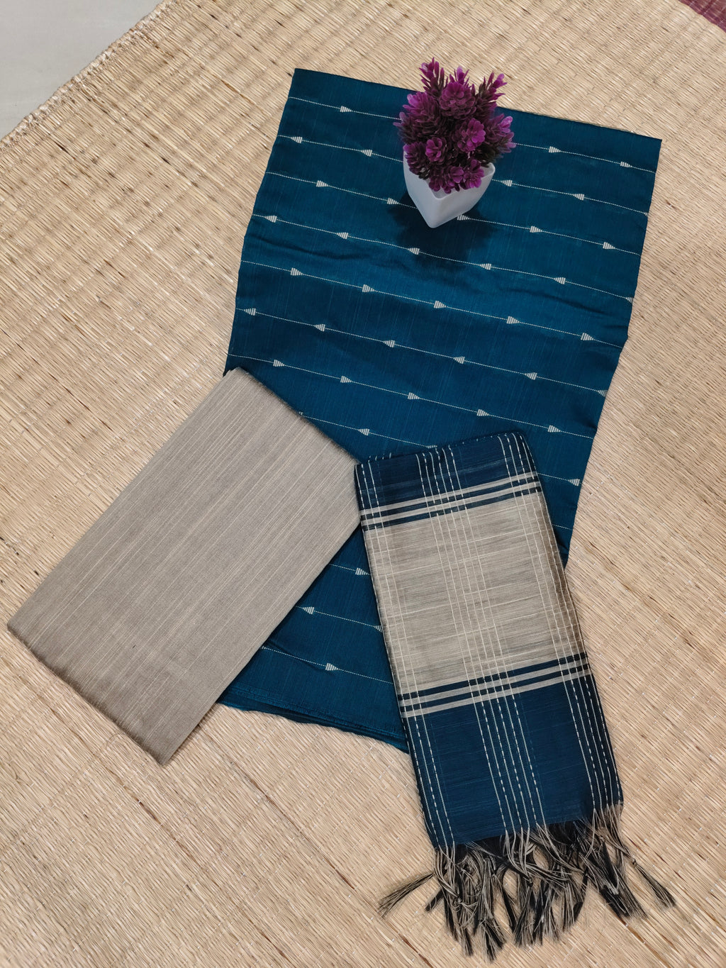 Raw Silk Rib Chudithar | SBRSR019