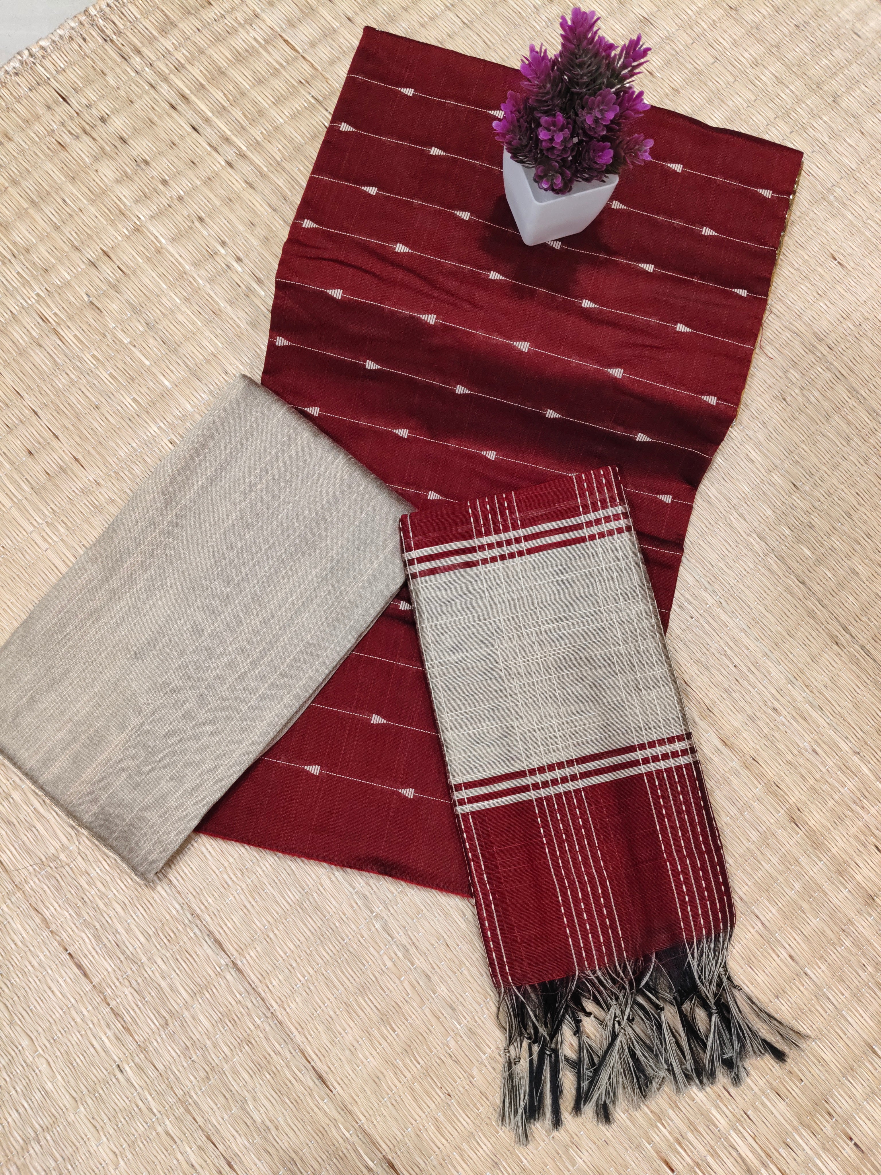 Raw Silk Rib Chudithar | SBRSR019 Main image