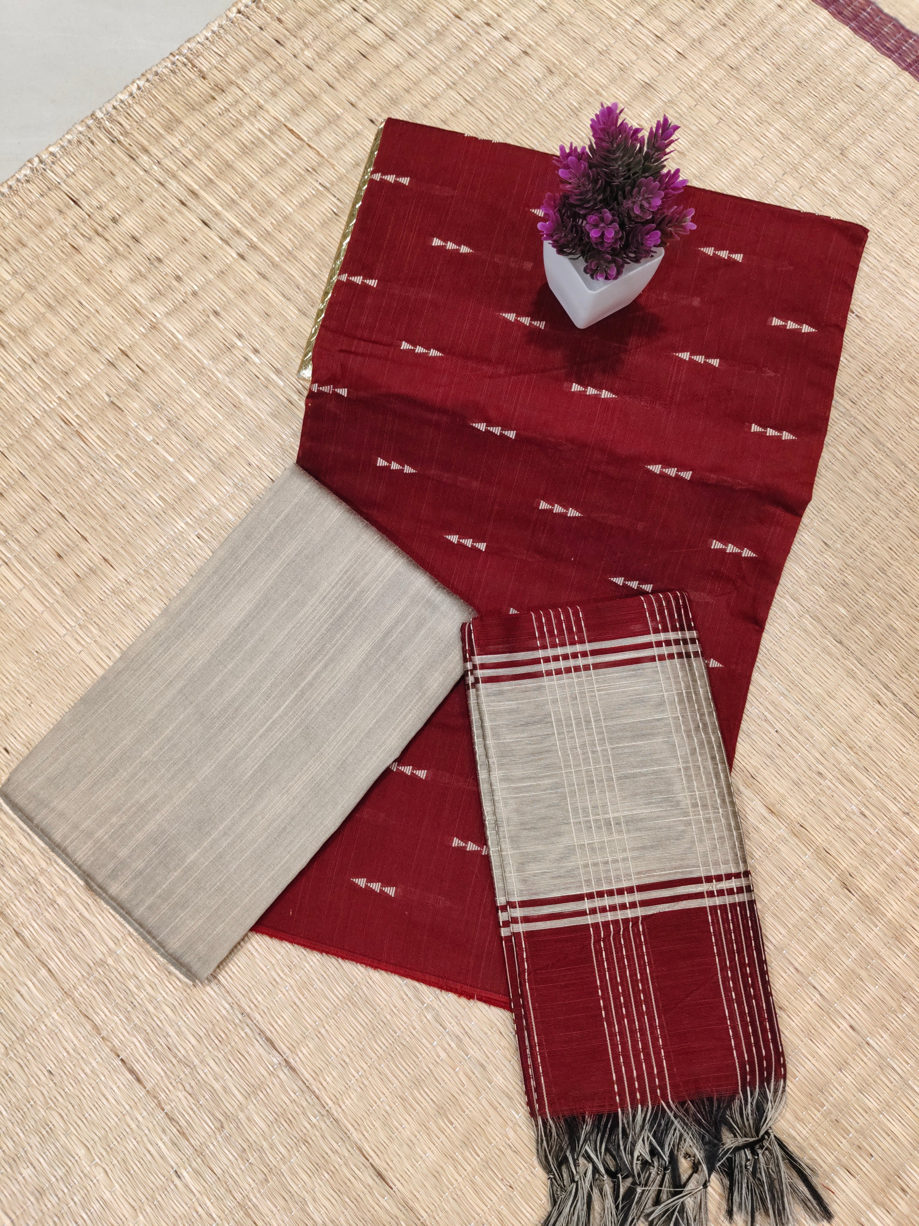 Raw Silk Rib Chudithar | SBRSR019 Main image