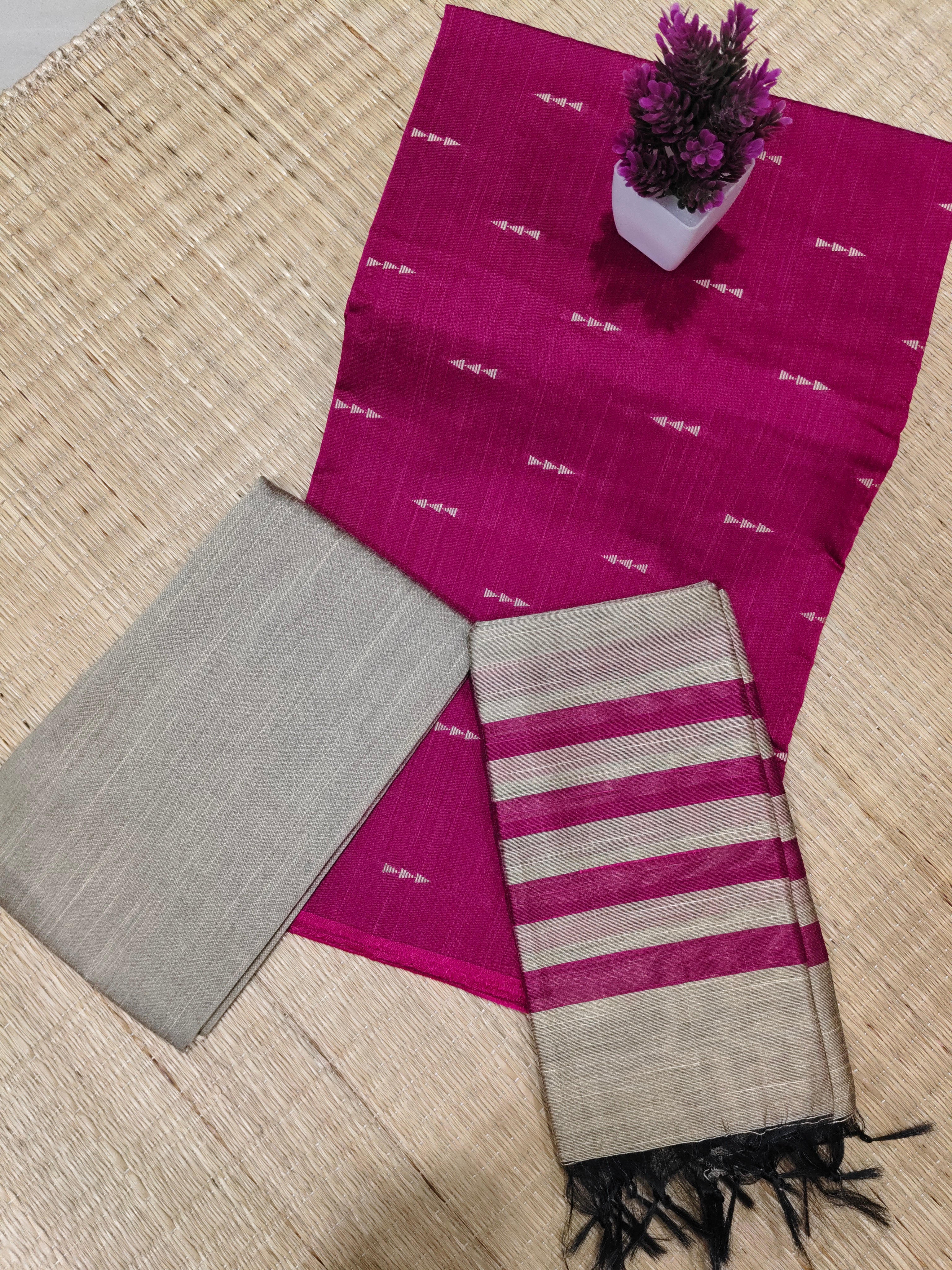 Raw Silk Cotton Chudithar | SBRSC016 Main image