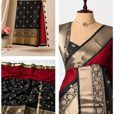 Trending Half and Half Saree @ ₹850 | Red