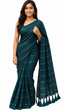 Kadhi Jari Stripes | Rama blue