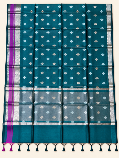 Sumati Banarasi handloom warm silk saree