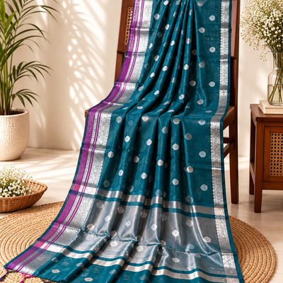 Banarasi Handloom Warm Silk Saree | Sumati