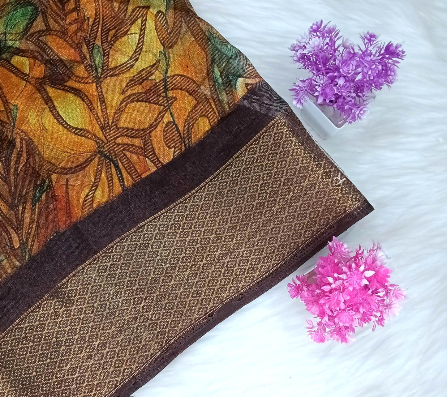 Dola Floral Pattern Saree | Shanthi Boutique