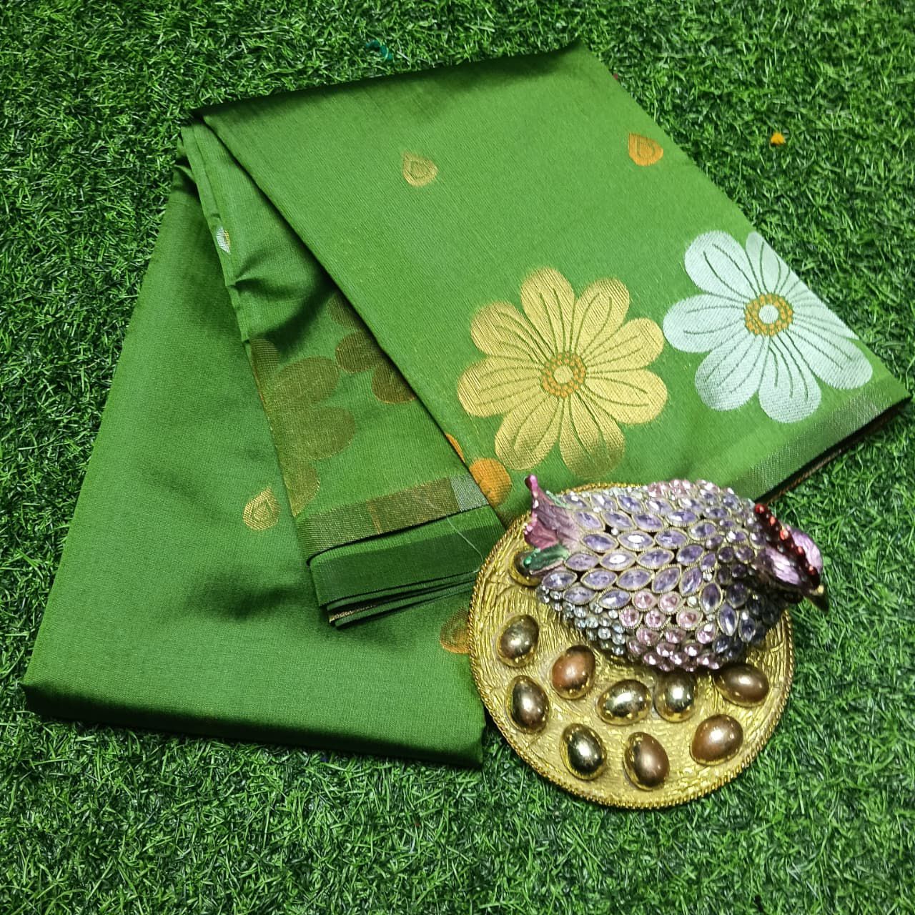 Flower Soft silk saree
