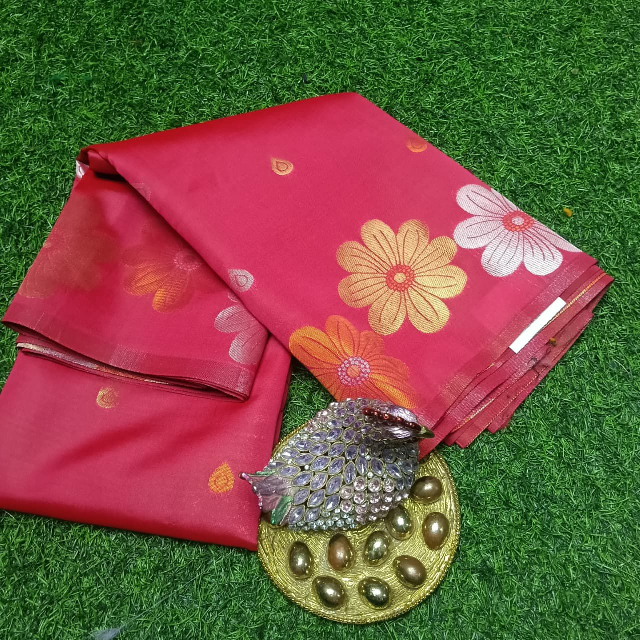 Flower Soft silk saree